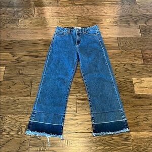 EVIDNT Wide Leg Crop High Rise Size 26